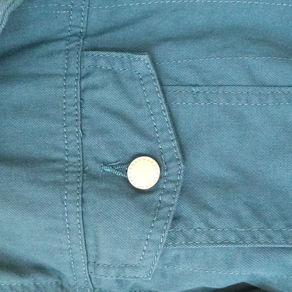 American Sweetheart Button Up Jacket L Teal - Picture 6 of 12